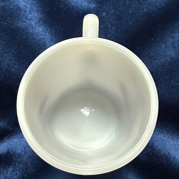 Hazel Atlas Milk Glass, Vintage 1950 Child's Mug, Cowboy & Indian Bucking Bronco - Picture 5 of 7